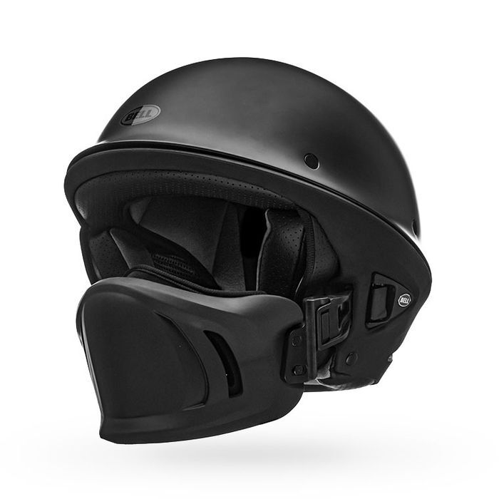 Bell Rogue Solid Matte Black Helmet [Size:LG] [INTERNAL]