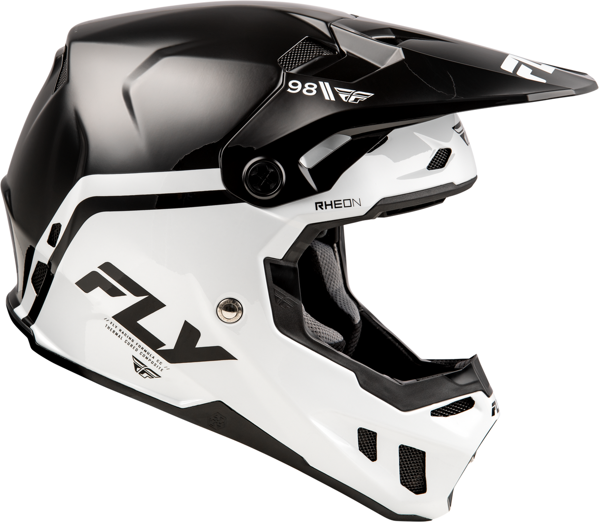 FLY Formula CC Objective Black/White Helmet