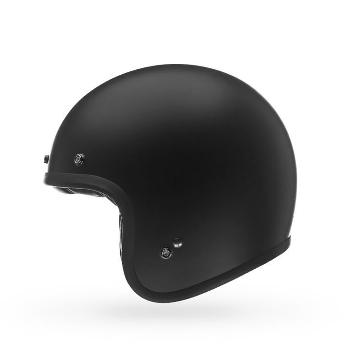 Bell Custom 500 Solid Matte Black Helmet w/Studs