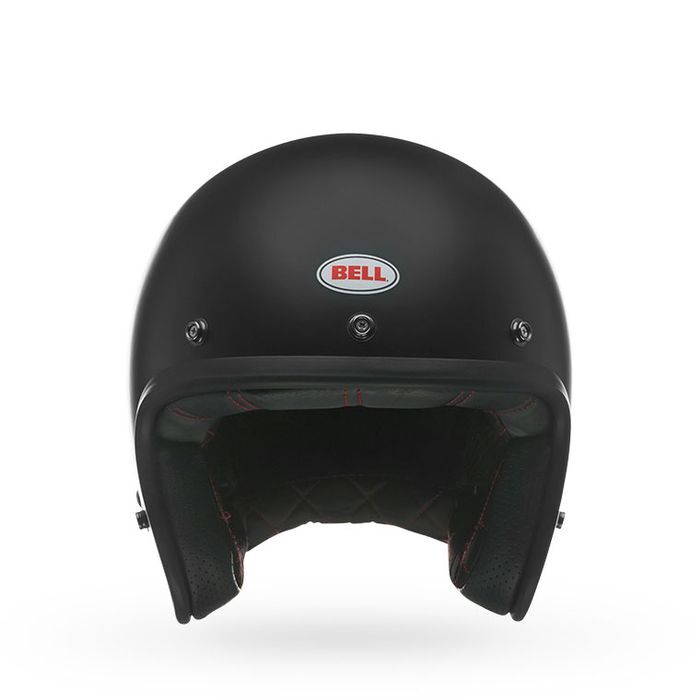 Bell Custom 500 Solid Matte Black Helmet w/Studs