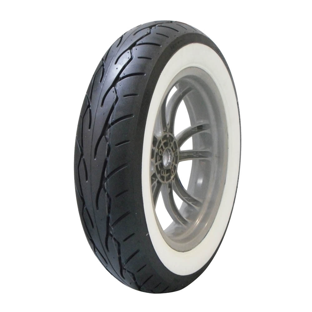 Vee Rubber VRM302 White Wall Rear Tyre 200/50 R-18 76H Tubeless