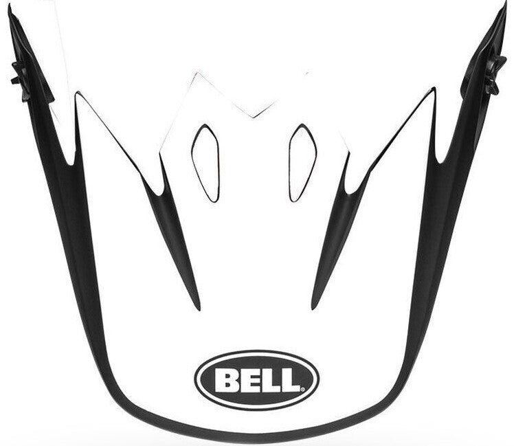 Bell Replacement Peak Presence Matte/Gloss Black/White/Red for MX-9 Helmets