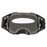 Oakley Airbrake MX Goggles w/Tuff Blocks Black Gunmetal Strap & Clear Lenses