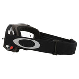 Oakley Airbrake MX Goggles w/Tuff Blocks Black Gunmetal Strap & Clear Lenses