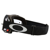 Oakley Airbrake MX Goggles w/Tuff Blocks Black Gunmetal Strap & Prizm MX Low Light Lenses