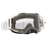 Oakley Airbrake MX Goggles w/Tuff Blocks White Strap & Clear Lenses