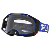 Oakley Airbrake MX Goggles w/Moto Blue B1B Strap & Clear Lenses