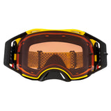 Oakley Airbrake MX Goggles w/Moto Yellow B1B Strap & Prizm MX Bronze Lenses