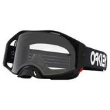 Oakley Airbrake MX Goggles w/Black/White Strap & Clear Lenses