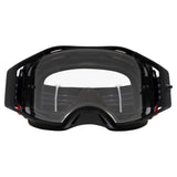 Oakley Airbrake MX Goggles w/Black/White Strap & Clear Lenses