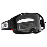 Oakley Airbrake MX Goggles w/Black/White Strap & Clear Lenses