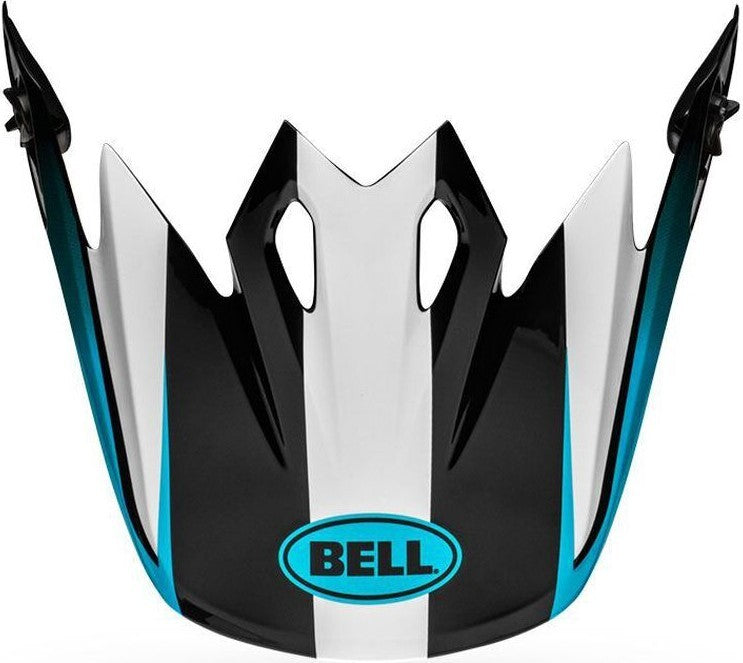 Bell Replacement Peak Dash White/Blue for MX-9 Helmets