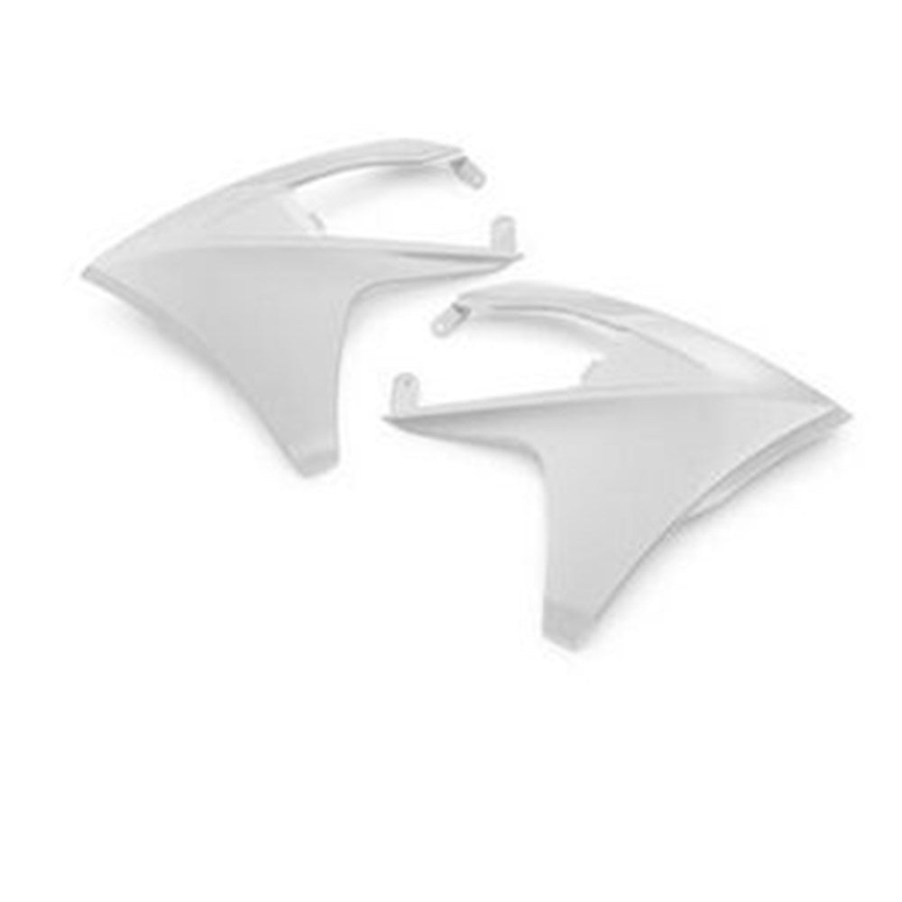 UFO Radiator Shrouds White for Gas Gas EC 125/EC 250/EC 250F/EC 300/EC 350F/EC 450F/EC 500F/EX 300/MC 125/MC 150/MC 250/MC 300/MC 250F/MC 350F/MC 450F 24-25