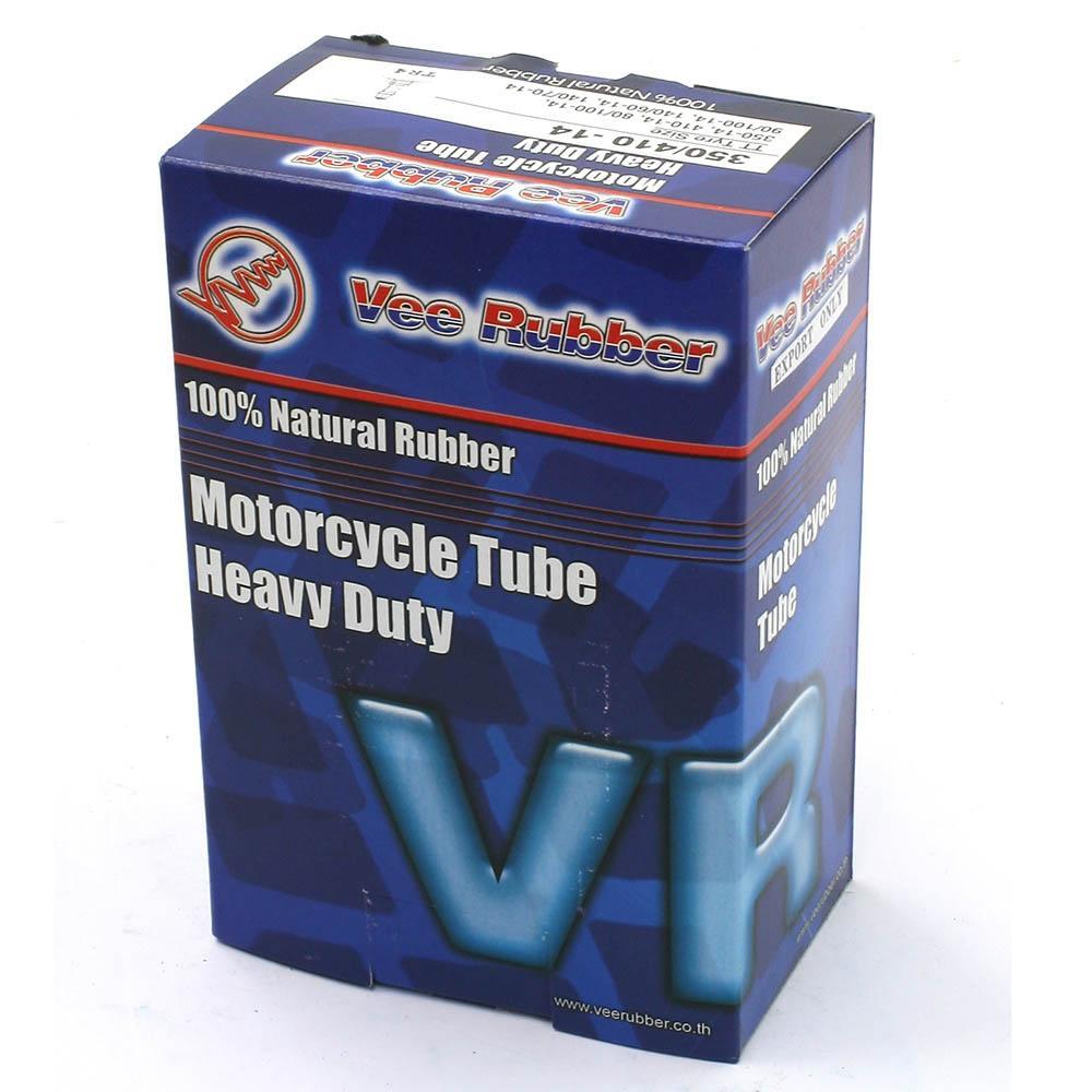 Vee Rubber Heavy Duty Tube 350/410-14 Straight TR4 Valve