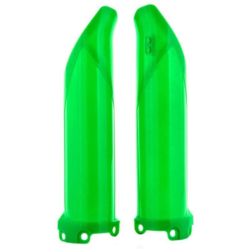 Polisport 75-835-18G5 Fork Guard Protectors Green for Kawasaki KX250F/KX450F 09-24