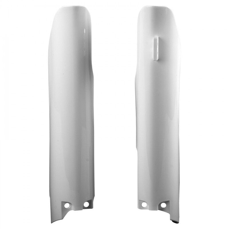 Polisport 75-839-83W Fork Guard Protectors White for Suzuki RM125/250 07-08/RMZ250 07-24/RMZ450 08-24