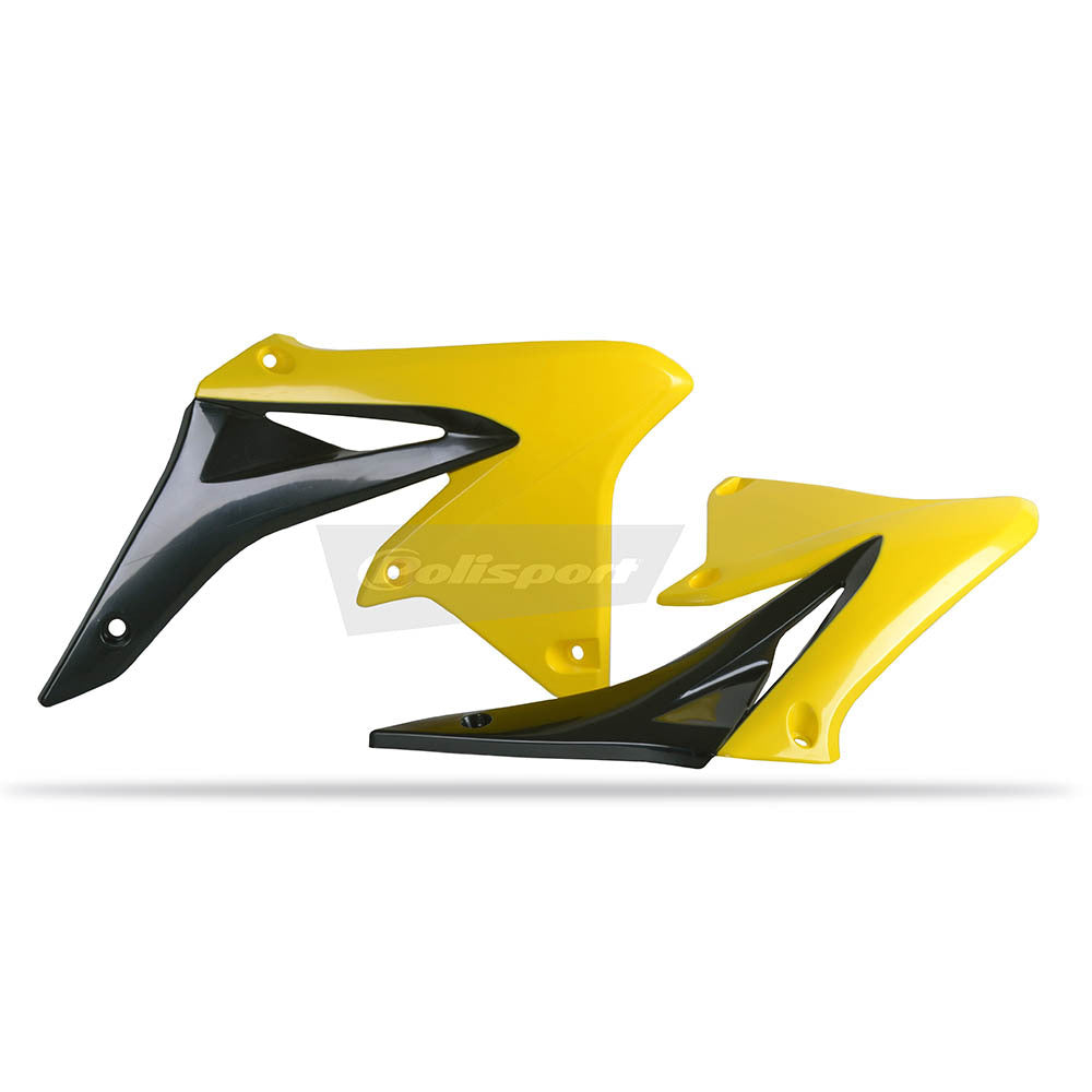 Polisport 75-841-36Y Radiator Shrouds Yellow for Suzuki RMZ250 10-18