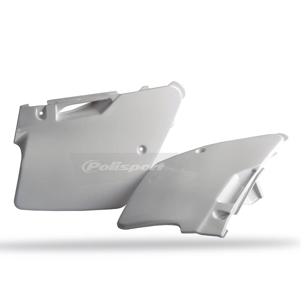 Polisport 75-841-90W Side Covers White for Kawasaki KX 125/250 94-98