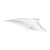 Polisport 75-842-22W20 Side Covers White for KTM SX/SX-F/XC/XC-F 19-22/125 XC 21-22/EXC/EXC-F/XC-W/XCF-W 20-23