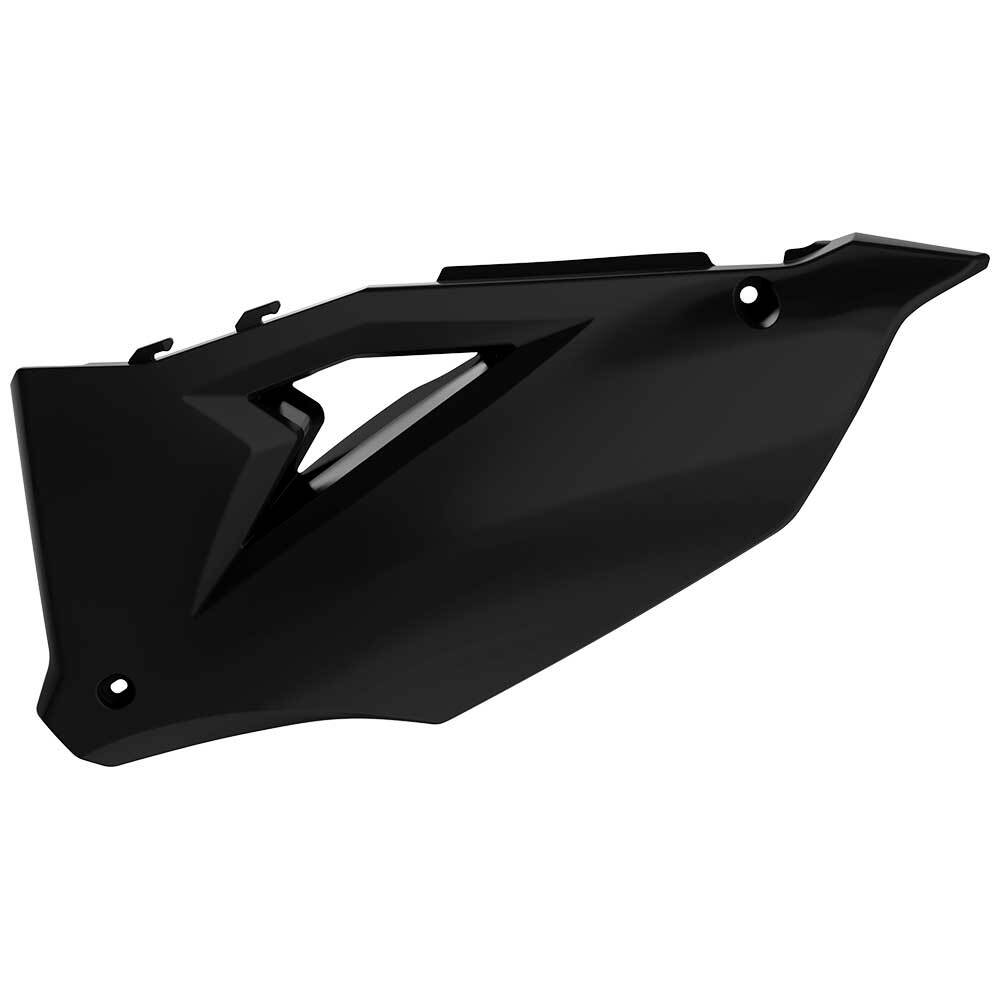 Polisport 75-842-35K Side Covers Black for Kawasaki KX250F 21-24/KXF450 19-23