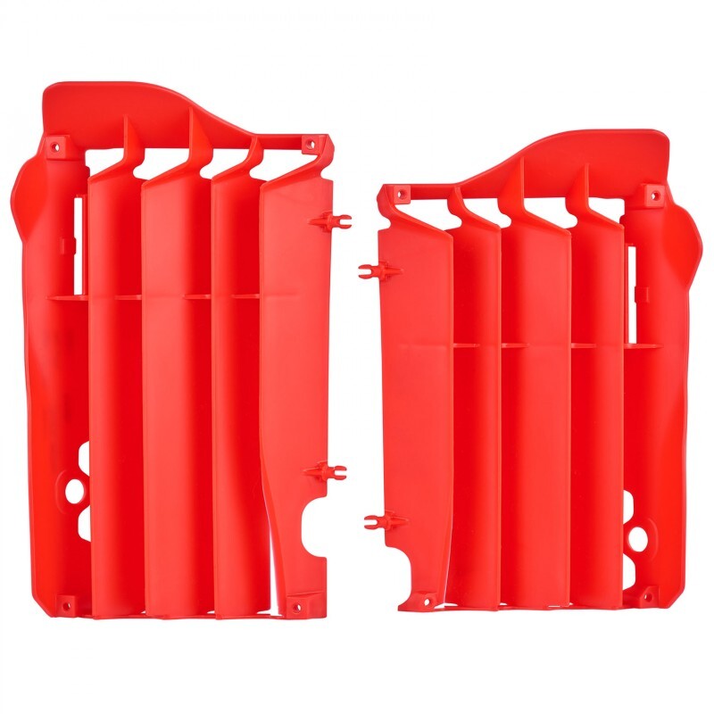 Polisport 75-845-57R4 Radiator Louvers Red CR04 for Honda CRF250R 14-15