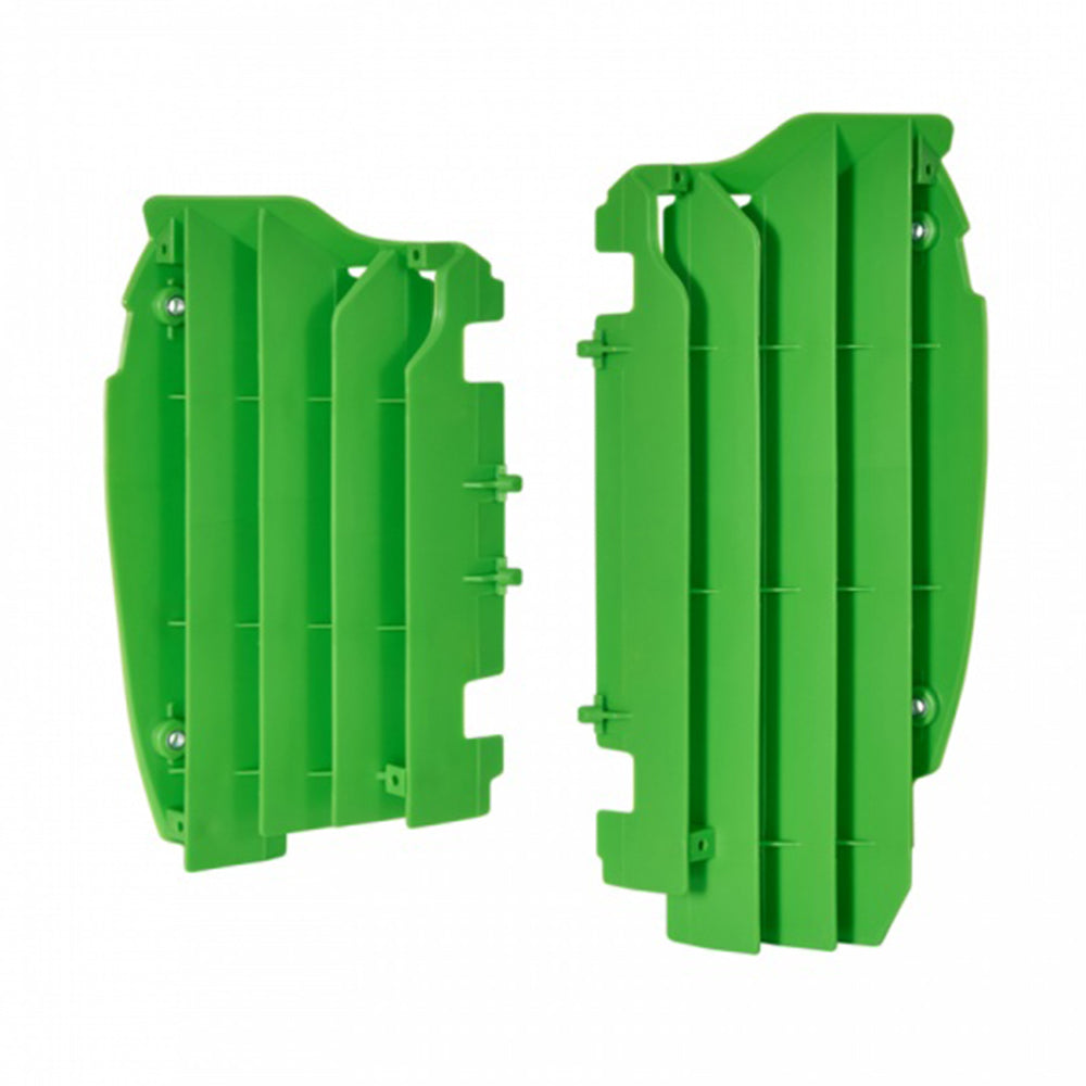 Polisport 75-845-60G5 Radiator Louvers Green 05 for Kawasaki KX450F 12-15