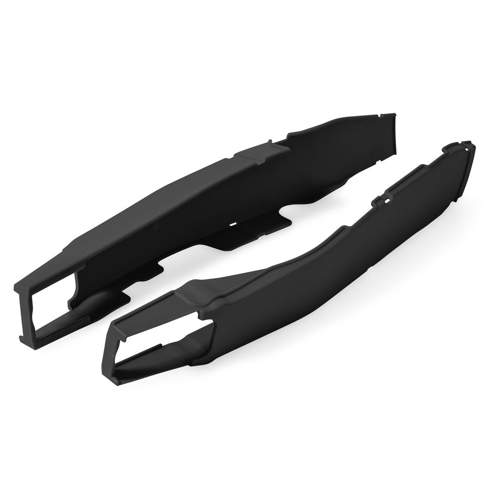 Polisport 75-845-70K Swingarm Protectors Black for Kawasaki KX250F 12-16/KX450F 12-15