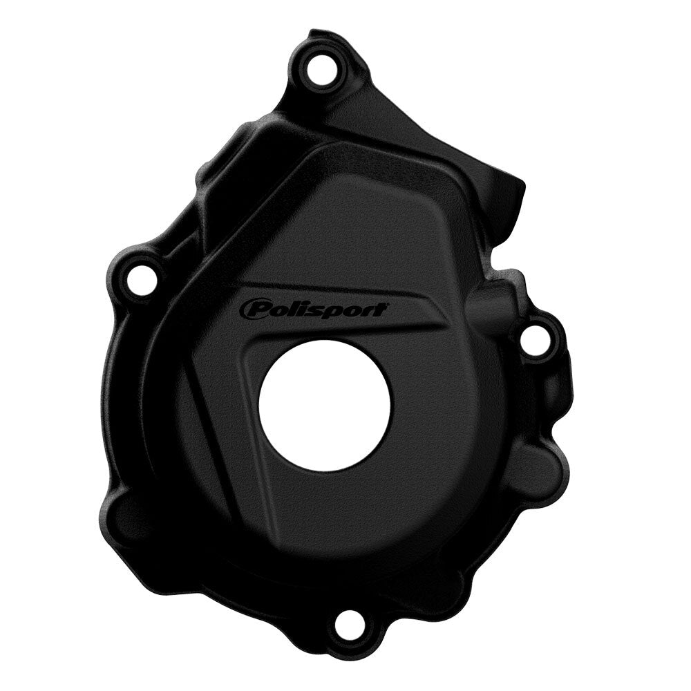 Polisport 75-846-14K Ignition Cover Black for Gas Gas MC-F 250/350 21-23/KTM SX-F/XC-F 250/350 16-22/Husqvarna FC 250/350/FX 350 16-22