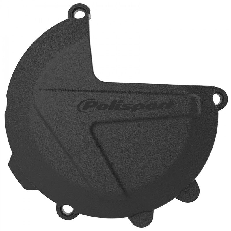 Polisport 75-846-17K Clutch Cover Black for KTM SX/XC 250/300 17-22/EXC/XCW 250/300 17-23/Husqvarna TC 250/TX 300 17-22/TE 250/300 17-23