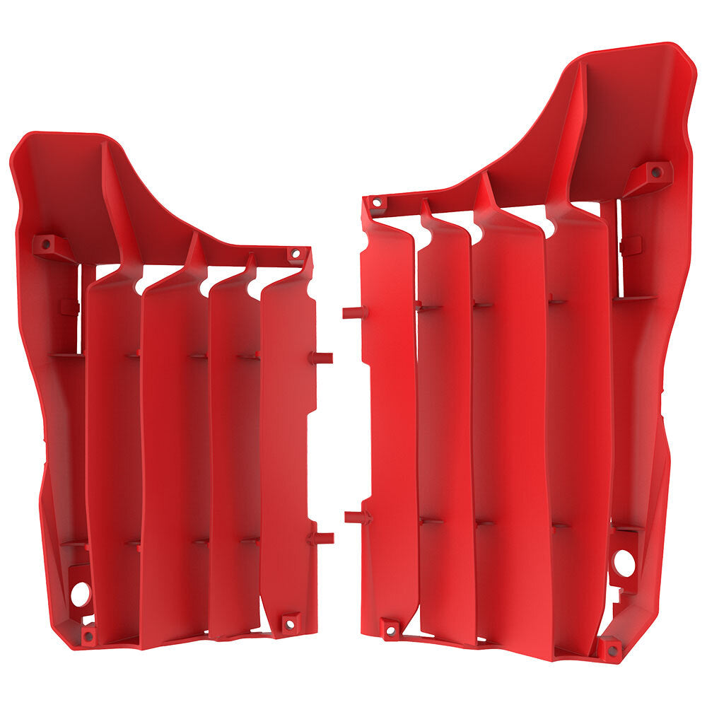 Polisport 75-846-42R4 Radiator Louvres Red for Honda CRF250R 18-19/CRF250RX 2019