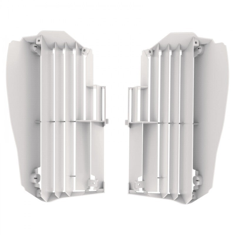 Polisport 75-846-47W Radiator Louvres White for Yamaha YZ250F/YZ450FX/WR450F 19-23/YZ450F 18-22/YZ250FX/WR250F 20-23