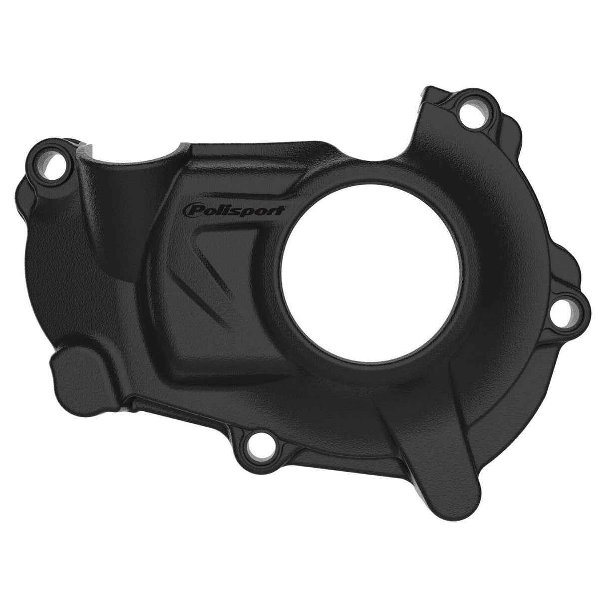 Polisport 75-846-53K Ignition Cover Black for Yamaha YZ450F 18-22/YZ450FX/WR450F 19-23