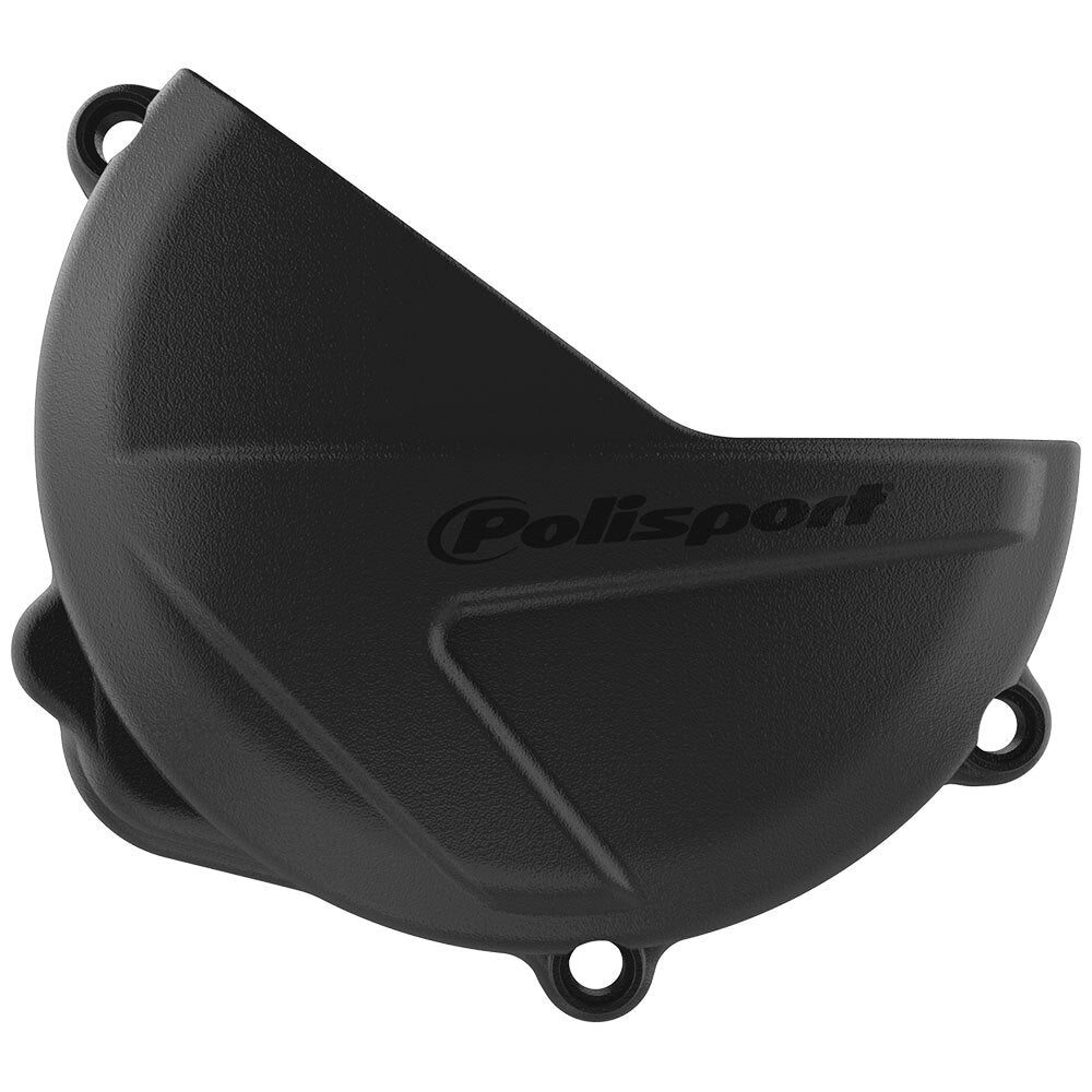 Polisport 75-846-57K Clutch Cover Black for Honda CRF250R 18-24/CRF250RX 19-24