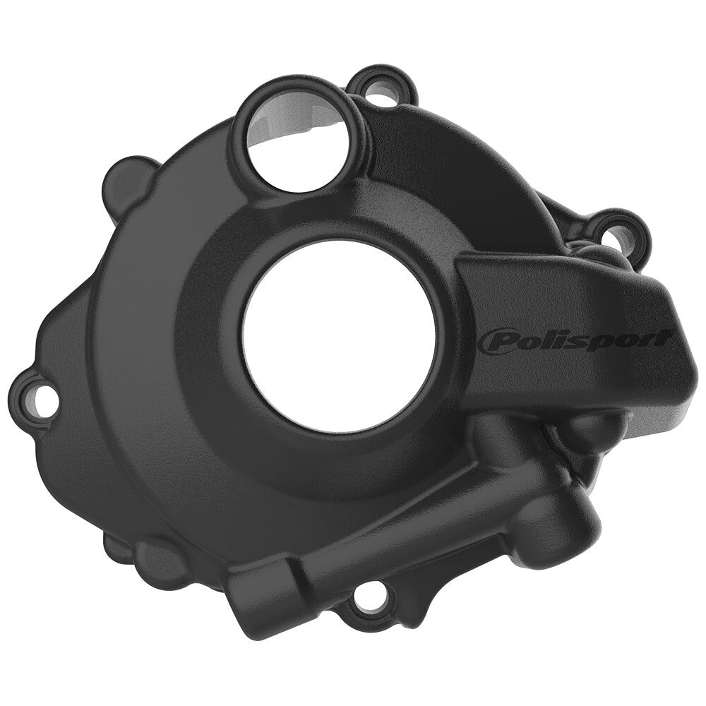 Polisport 75-846-59K Ignition Cover Black for Honda CRF250R 18-24/CRF250RX 19-24