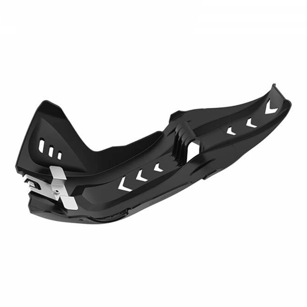 Polisport 75-846-90K Fortress Skid Plate w/Linkage Guard Black for KTM SX 250 06-16/Husqvarna TC 250/TE 250/300 14-16