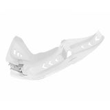 Polisport 75-846-91W Fortress Skid Plate w/Linkage Guard White for KTM SX-F 250/350 16-22/SX-F 450/XC-F 250/300/450 19-22/Husqvarna 16-23