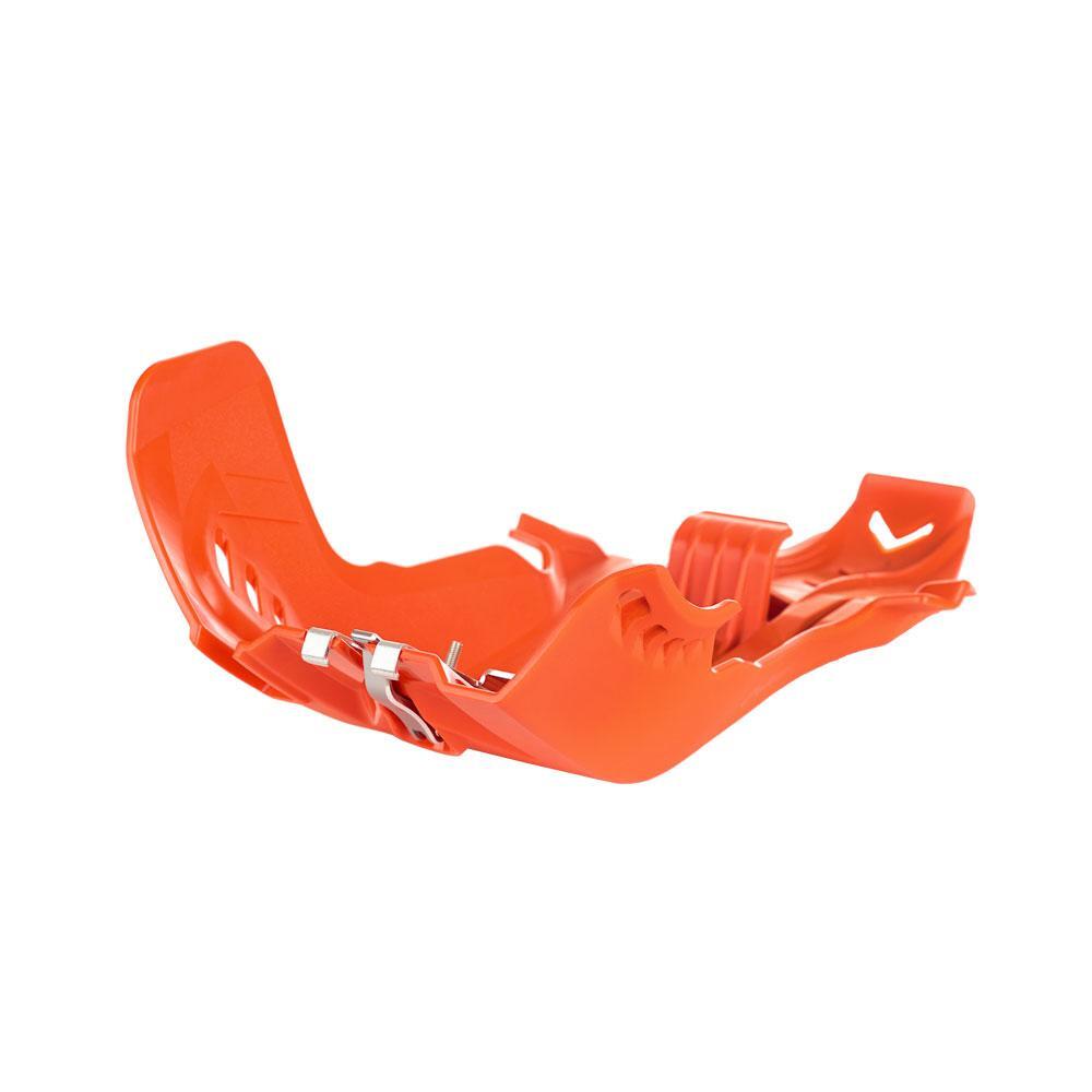 Polisport 75-847-20O Fortress Skid Plate w/Linkage Guard Orange for KTM SX 250 17-18