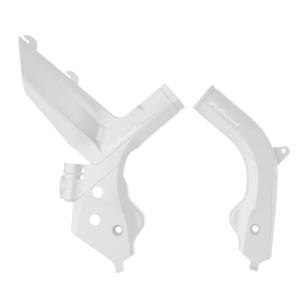 Polisport 75-847-29W Frame Protectors White for KTM SX/SX-F/XC/XC-F 19-22/EXC/EXC-F/XC-W/XCF-W 20-23