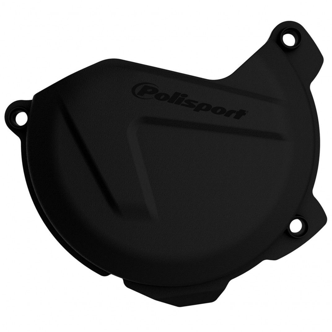 Polisport 75-847-87K Clutch Cover Protector Black for Gas Gas MC250/EX300/EC250/300 21-23