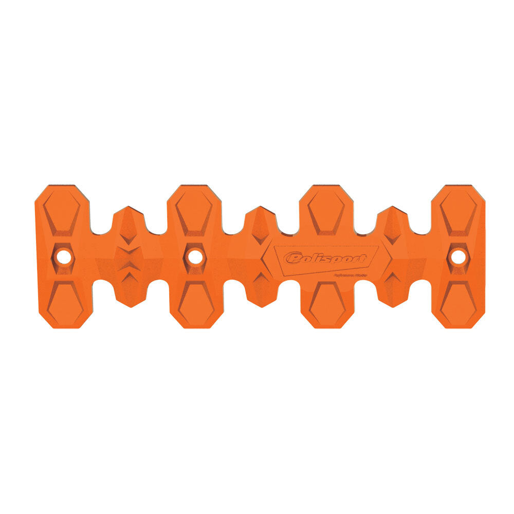 Polisport 75-848-37O Armadillo 4T Header Pipe Guard Short 22cm Orange