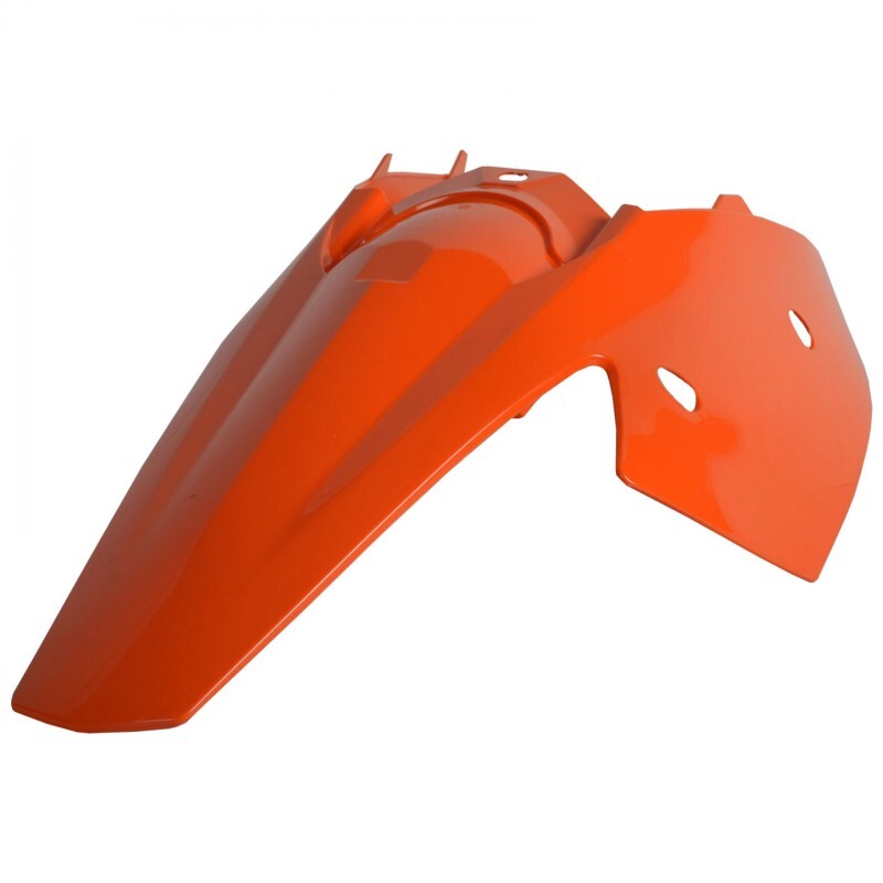 Polisport 75-856-13O One-Piece Rear Fender & Side Covers Orange for KTM SX 03-06/SX-F 05-06/EXC 04-07/EXC-F/XC/XC-W/XCF-W 06-07/XC-F 2007