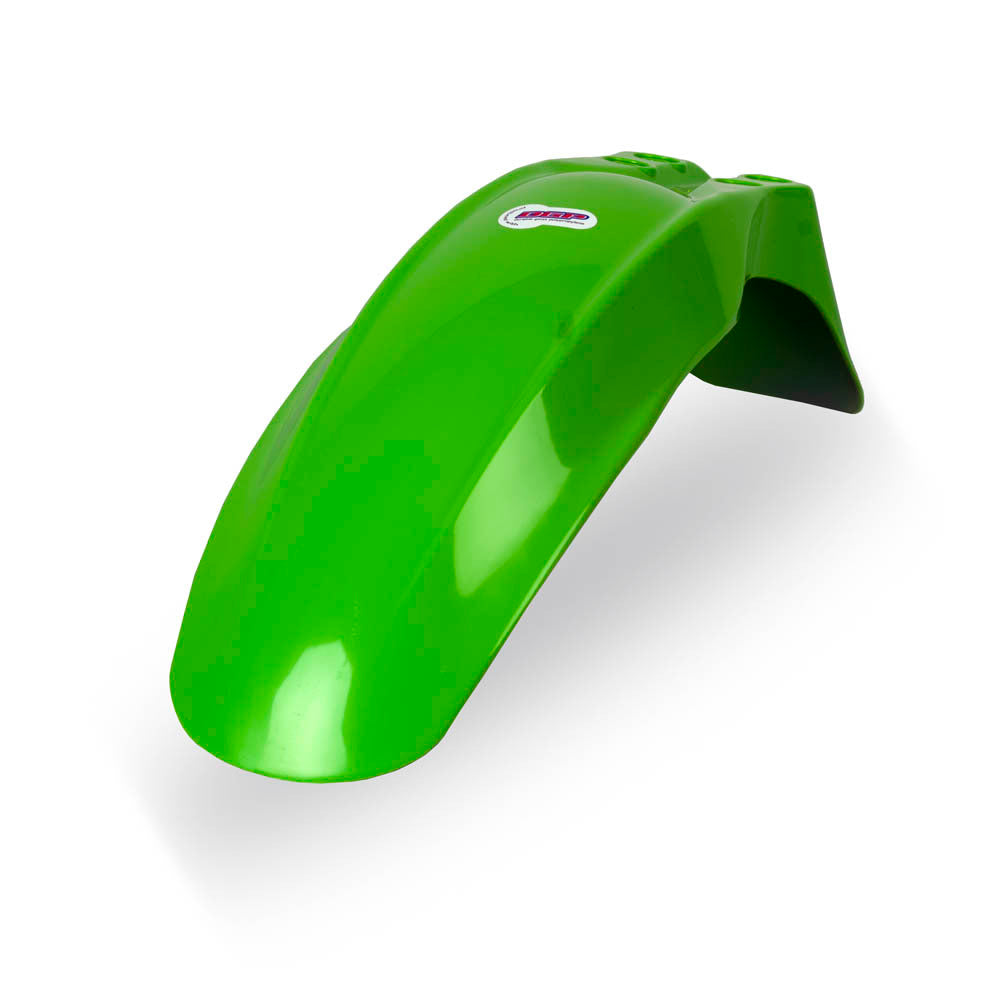 Polisport 75-856-54G5 Front Fender Green for Kawasaki KLX110 02-09