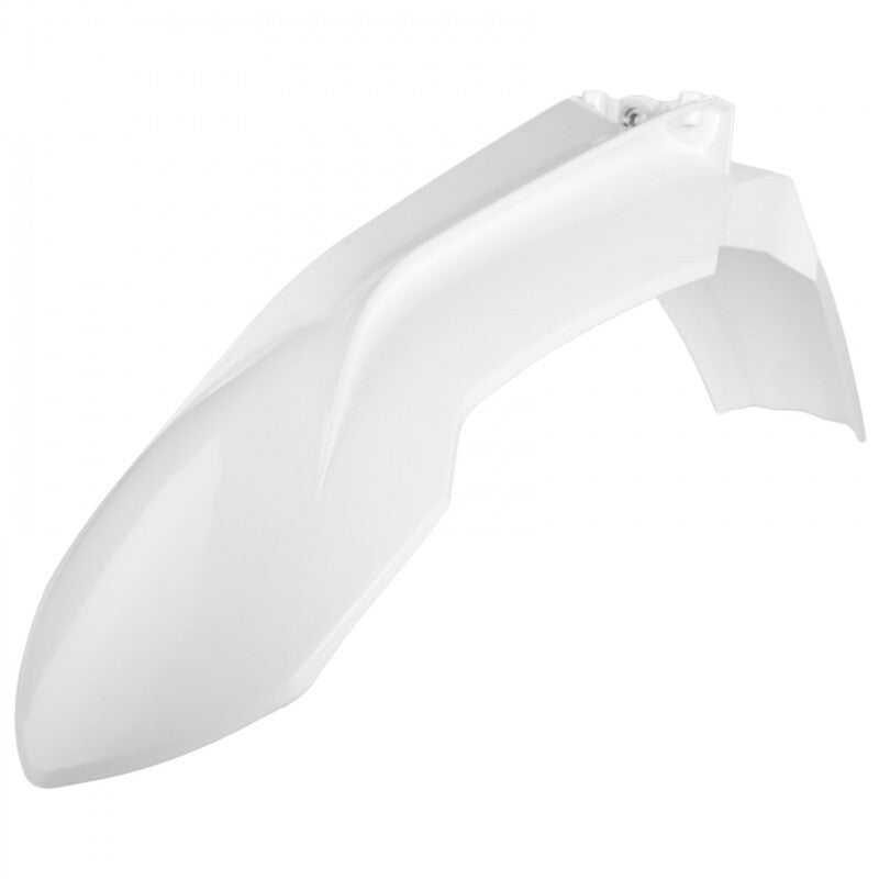 Polisport 75-857-37W Front Fender White for KTM SX/SX-F/XC/XC-F 13-16/EXC/EXC-F/XC-W/XCF-W 14-16