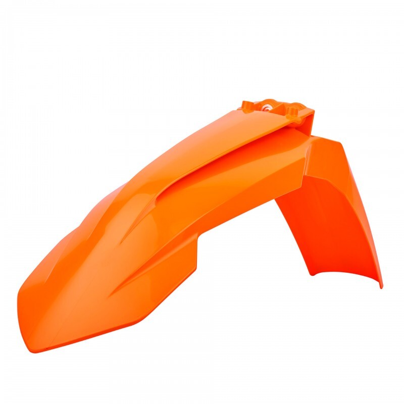 Polisport 75-857-42O8 Front Fender Orange for KTM SX/SX-F/XC/XC-F 16-22/EXC/EXC-F/XC-W/XCF-W 17-23