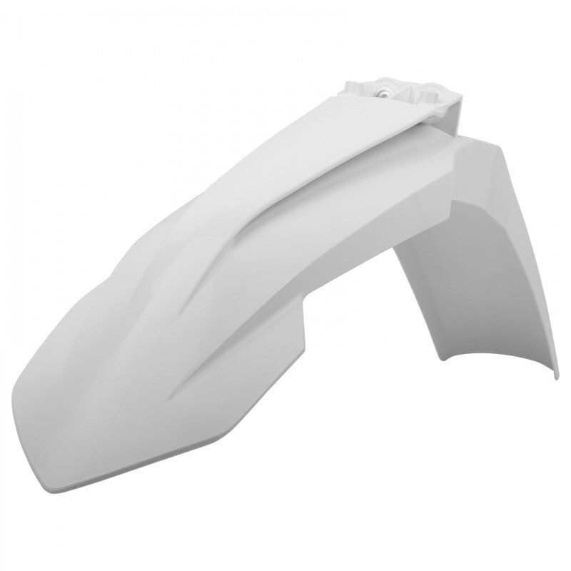 Polisport 75-857-42W20 Front Fender White for KTM SX/SX-F/XC/XC-F 16-22/EXC/EXC-F/XC-W/XCF-W 17-23