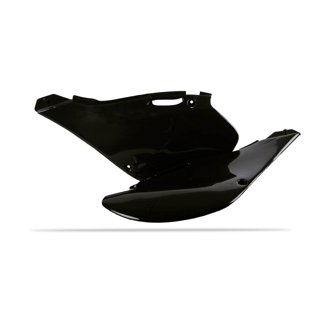 Polisport 75-860-02K Side Covers Black for Kawasaki KX125/250 99-02