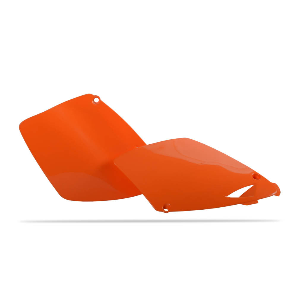 Polisport 75-860-03O Side Covers Orange for KTM SX 125/150/200/250/EXC 125/150/200/250/300/450/500 98-03