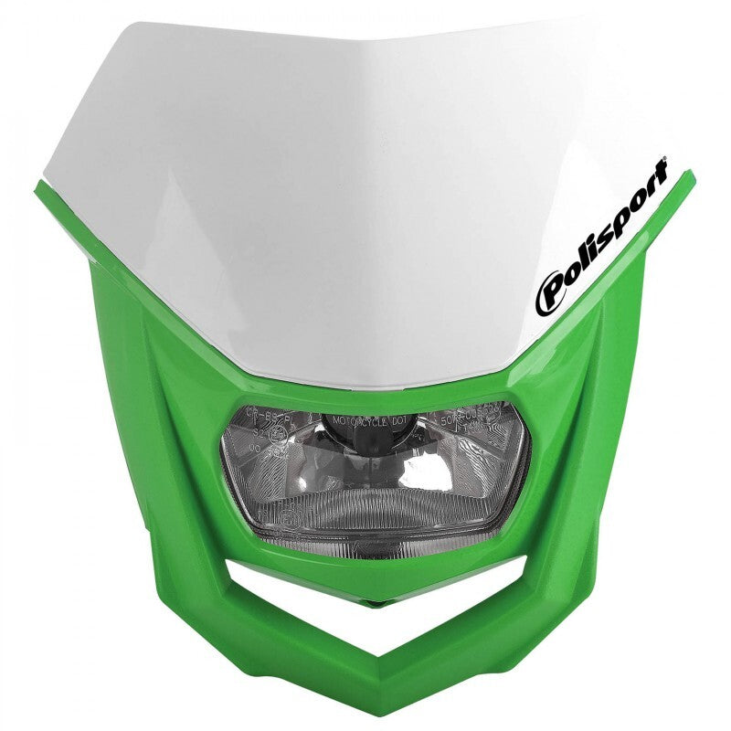 Polisport 75-865-74G Halo Headlight Green/White