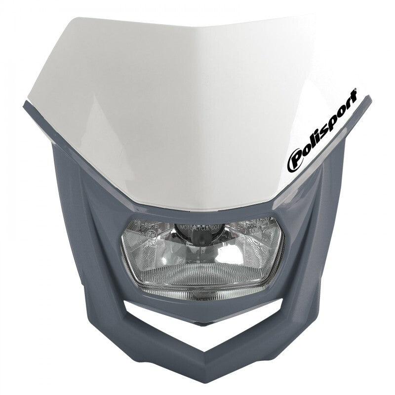 Polisport 75-865-74NG Halo Headlight Nardo Grey/White