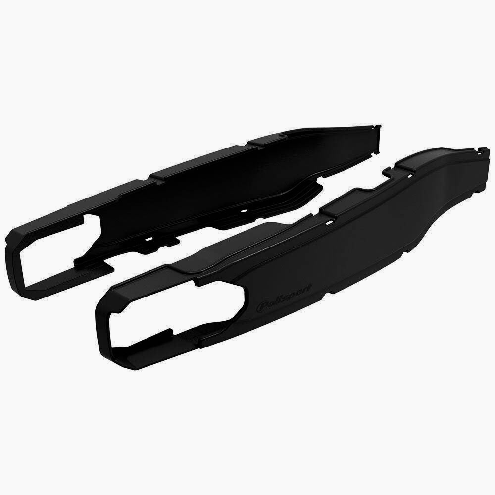 Polisport 75-898-60K Swingarm Protectors Black for Gas Gas EC/XC 17-20/Rieju  MR 250/300 21-24